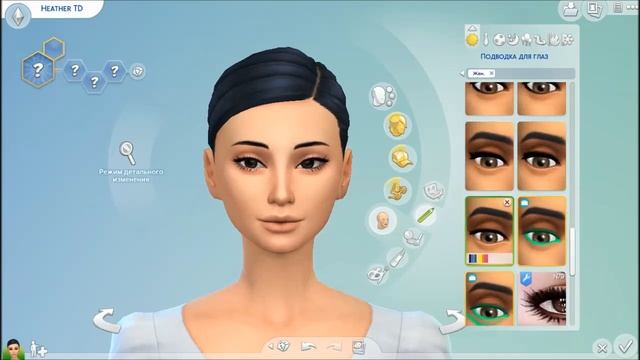 The Sims 4 CAS Heather Total drama/Создание персонажа Хезер Отчаянные Герои смотреть онлайн