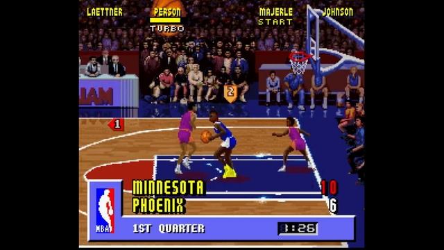 NBA Jam SNES - He's Heating Up, He's on Fire! смотреть онлайн