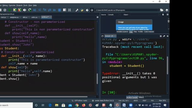 Constructors and Destructors in Python смотреть онлайн