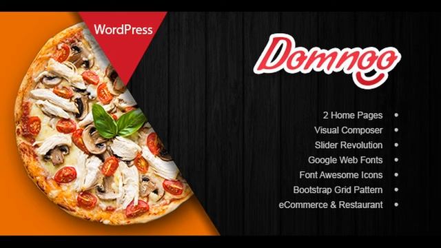 Domnoo v1.7 – Pizza & Restaurant WordPress Theme Nulled смотреть онлайн