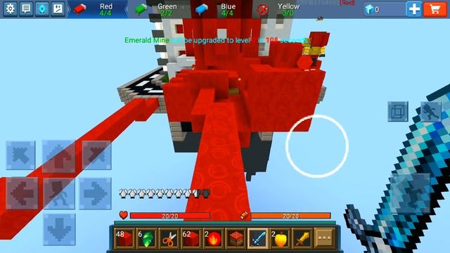 Blockman GO: Bed Wars Ep.11 - Very Many FLAME Bomb in the Minecraft Mode (Android Games) смотреть онлайн