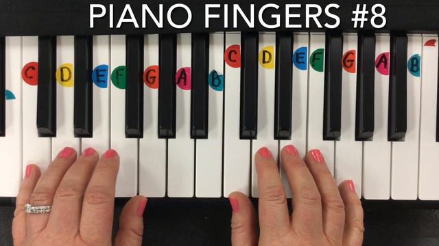 PIANO FINGERS EXERCISE #8 смотреть онлайн