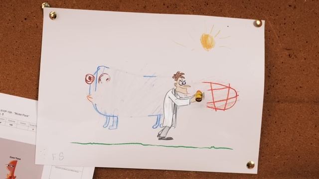 Dr. Doofenshmirtz Cartoon Comes To Life! ? | How NOT To Draw: Phineas And Ferb | @disneychannel