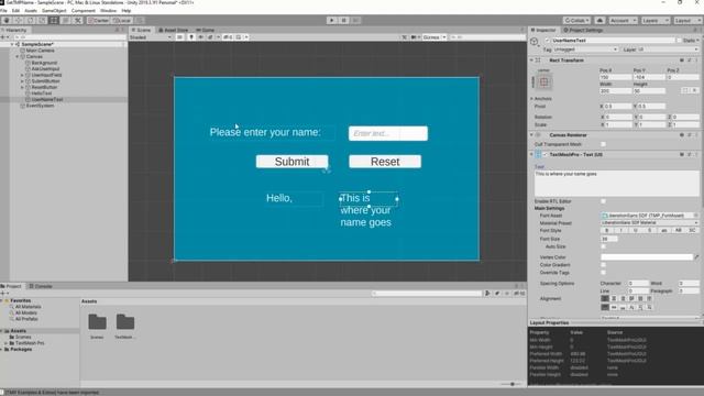 How To Get Text From Text Mesh Pro Input Field & Display When Button Is Clicked - Unity Tutorials c смотреть онлайн