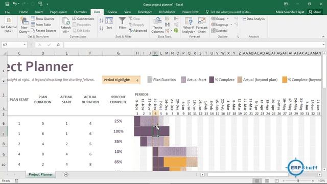 How to Customize Project Plan in Microsoft excel | Gantt Chart смотреть онлайн