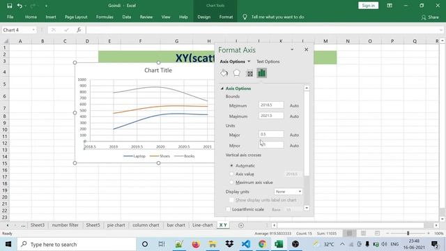 XY-Scatter-chart/XY chart in excel/xy chart in hindi / Scatter chart | part-14 смотреть онлайн