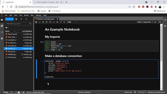 Working with Jupyter Lab смотреть онлайн