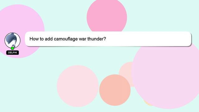 How to add camouflage war thunder? смотреть онлайн