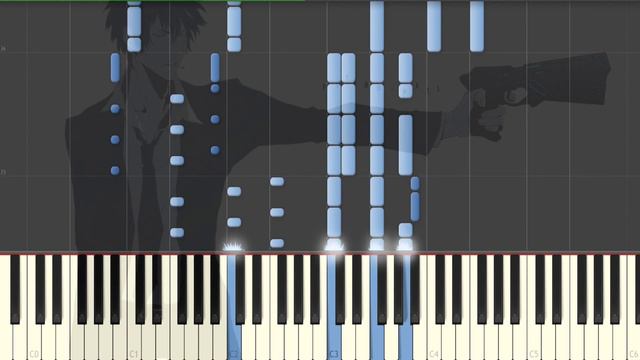 [Psycho Pass] OP Abnormalize Piano Synthesia Tutorial смотреть онлайн