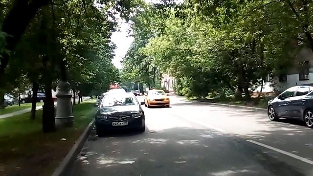 Москва 2599 6-й (шестой) Новоподмосковный переулок лето утро