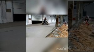Полы бетонные шлифованные с топпингом