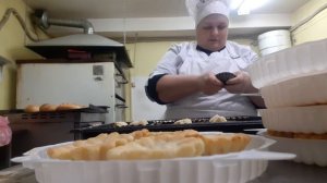 корзинка с белковый кремом