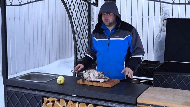 Как приготовить КУРИЦУ в ТАНДЫРЕ видео рецепт для тандыра курица с яблоками в пряном маринаде смотреть онлайн