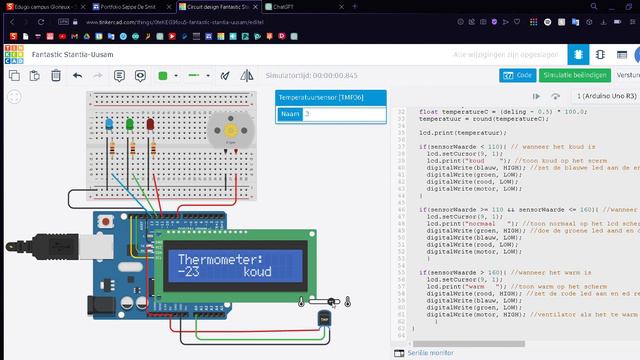Circuit design Fantastic Stantia Uusam Tinkercad Opera 2023 11 07 10 08 40 смотреть онлайн