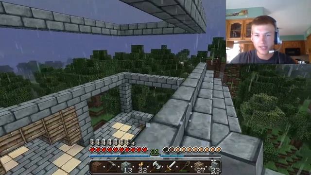 Minecraft Tutorial: How to Build a House - The Roof смотреть онлайн