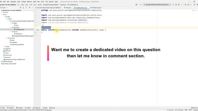 Spring Boot Rest Validation Example with Hibernate Bean Validation Constraints #JavaPuzzle смотреть онлайн