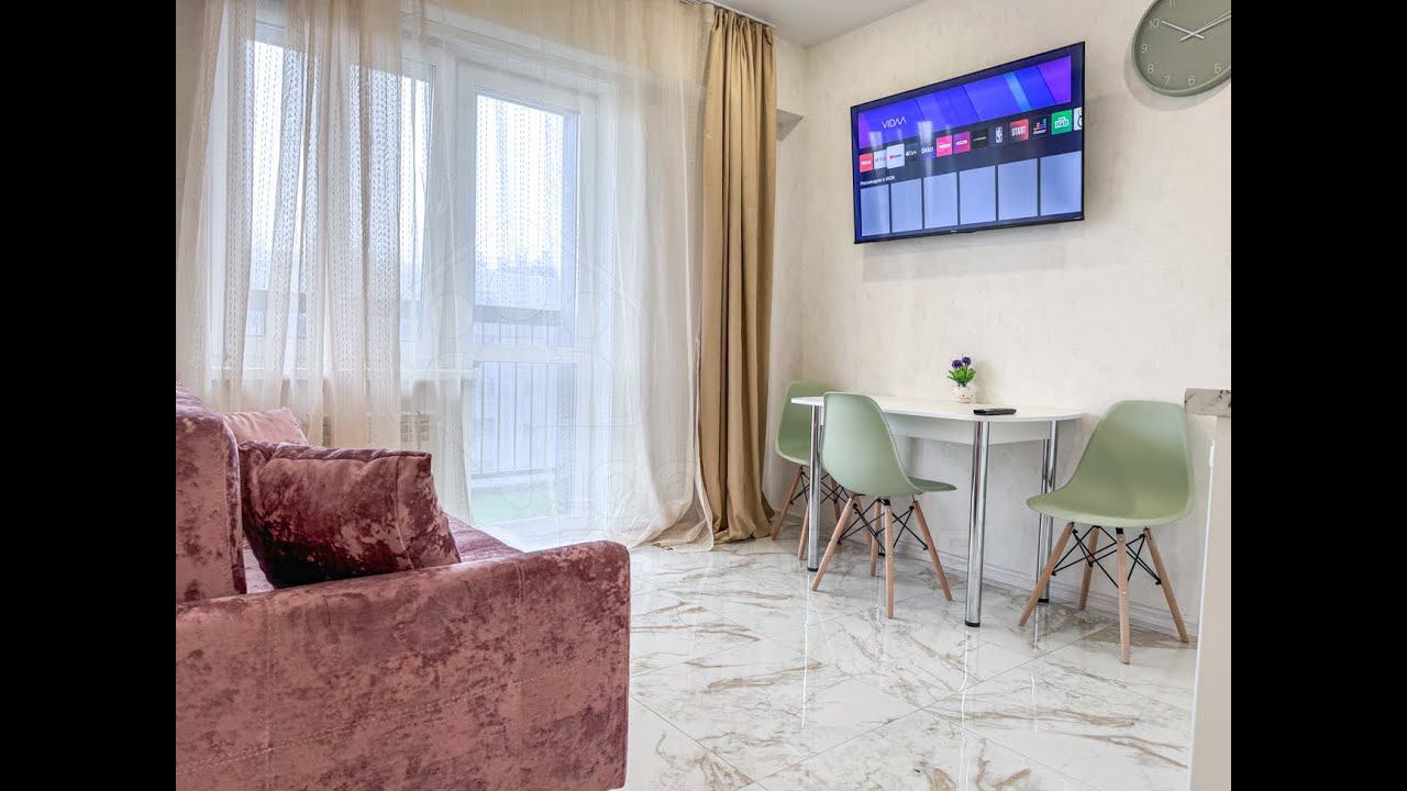 Рум-тур по 2-комнатной квартире в ЖК "Художник - ул. Красноказачья, 23/3 (аренда)" смотреть онлайн