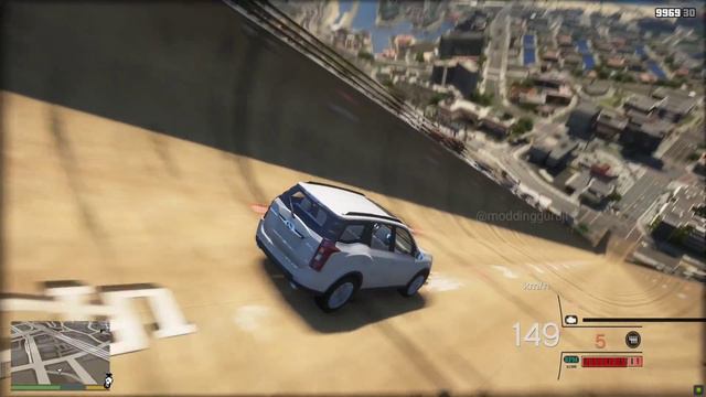 GTA 5 : INDIAN CARS VS MEGA RAMP - HARRIER VS CRETA VS THAR VS SWIFT VS DZIRE VS XUV 500 смотреть онлайн