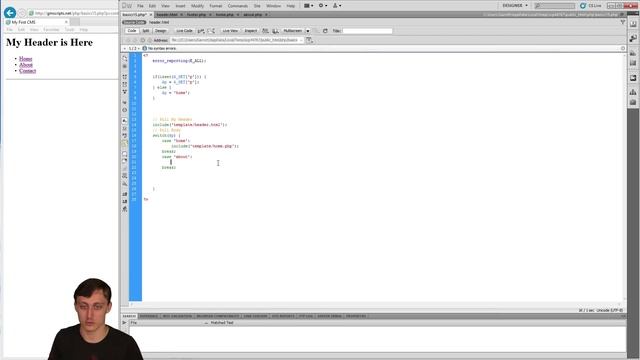 Simple CMS and Global Variable - PHP #15 смотреть онлайн
