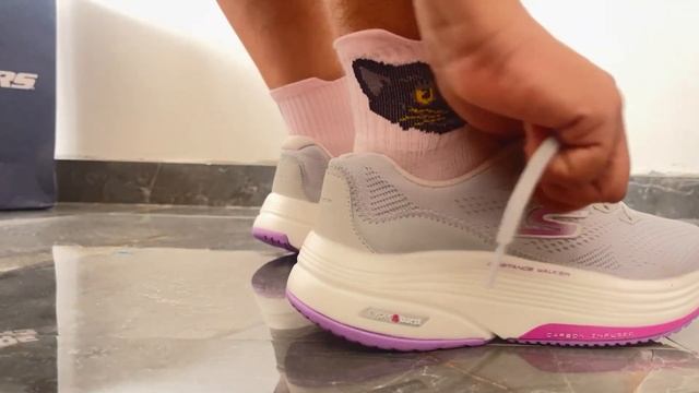 Skechers Go Walk distance walker shoes unbox detail review смотреть онлайн