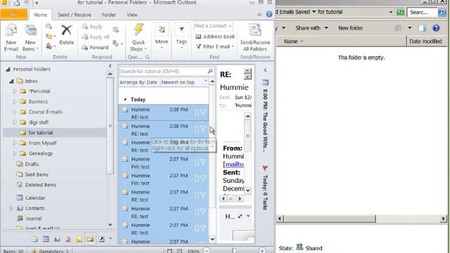 Saving Emails in Outlook to Hard Drive смотреть онлайн