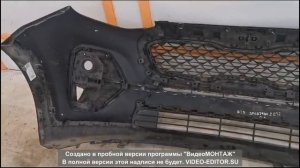 Бампер передний KIA Sportage 4 QL рест. в сборе