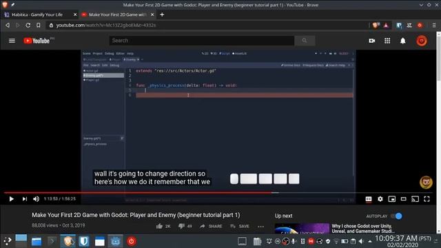 Day 8 of 100 Days of Game Dev - Why is my 2DCamera node not working? смотреть онлайн