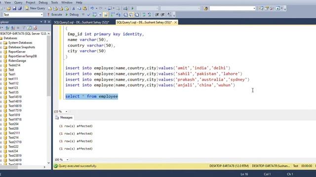 Sql Server AND,OR,NOT Operators || SqlServer In hindi | DataBase Management System ||SqlServerVideo смотреть онлайн