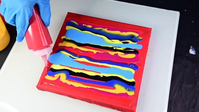 New Technique - Straight Pour using Stick + Gorgeous Pouring with VERY Unexpected Results смотреть онлайн
