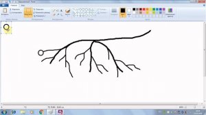 Видео-урок для подготовительной группы на тему_ _Рябина_ работа в графическом редакторе Paint