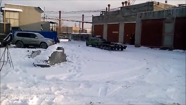 Отгрузка гусеничной платформы ТСН 74 в ТК ПЭК смотреть онлайн