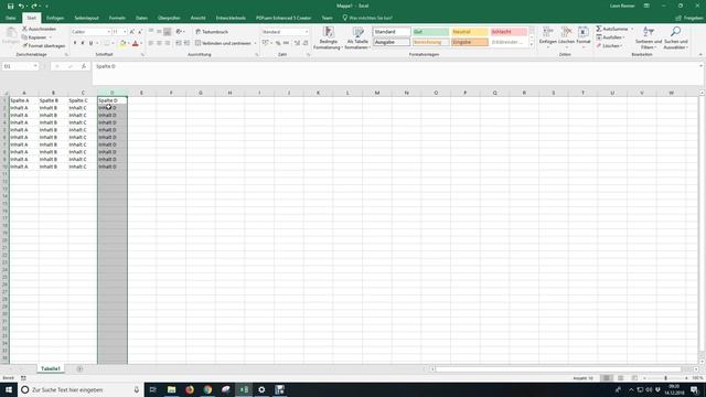 Excel: Spalte oder Zeile verschieben смотреть онлайн