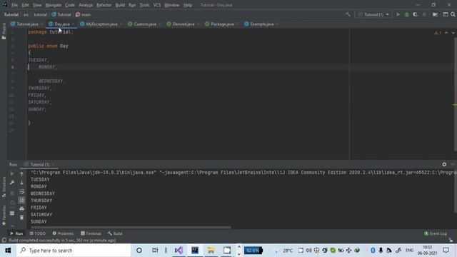 Java Programming Tutorial 45 - Enums in Java (in English) смотреть онлайн