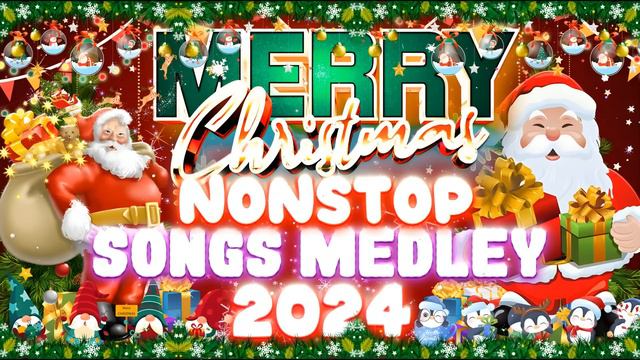 Nonstop Christmas Medley Mega Mix 🎅🏼 Greatest Christmas Songs Medley 2024