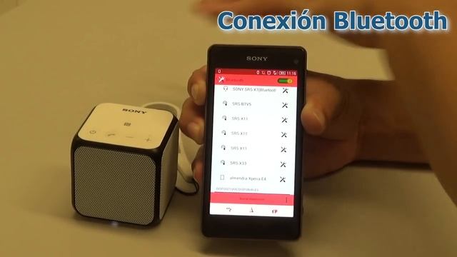 Video tutorial parlante inalámbrico SRS-X11 смотреть онлайн