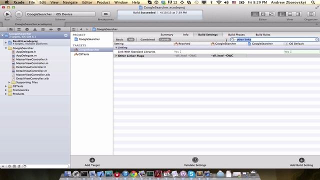 Подключение RestKit в iOS проект XCode смотреть онлайн