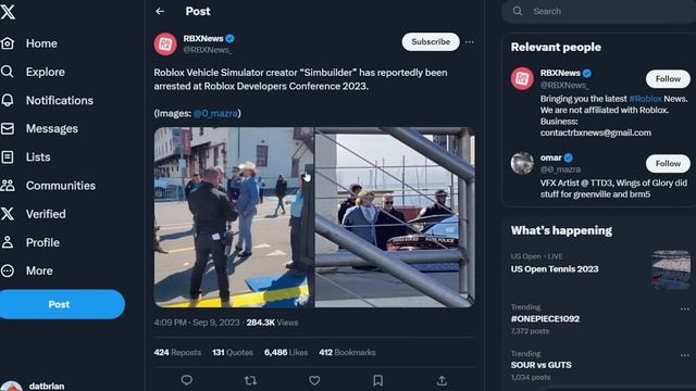 Jailbreak IRL? BIG Roblox developer got ARRESTED.. KreekCraft too? смотреть онлайн