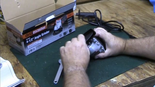 Harbor Freight Drillmaster 4 1/2 inch Angle Grinder смотреть онлайн