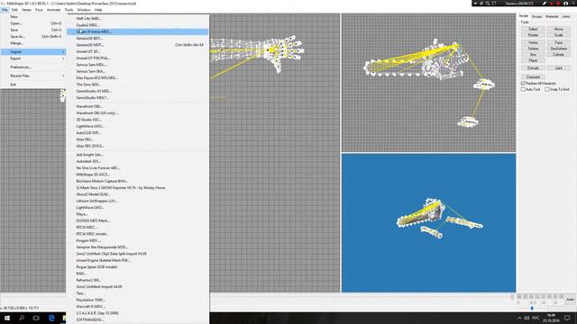 Слияние анимаций в MilkShape 3D смотреть онлайн