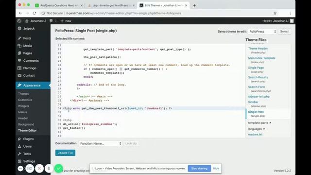 How to get WordPress post featured image URL | Wordpress Tutorial смотреть онлайн