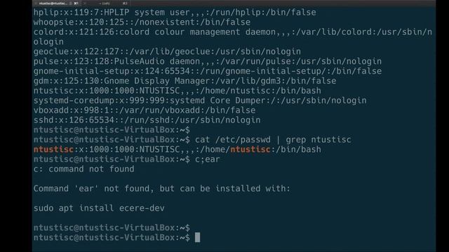 NTUSTISC - Linux Basic смотреть онлайн