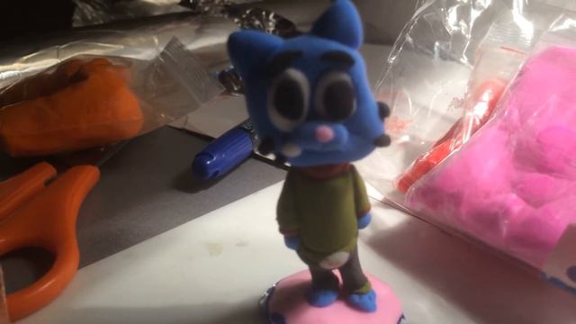 Фигурка ГАМБОЛА из пластилина скоро будут татуреалы:D смотреть онлайн