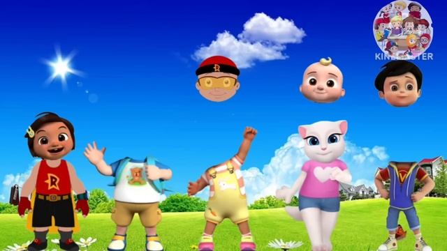 Wrong Head Puzzle | Match the Right Head | Raju, jj, Nina, Angela,Vir the Robot Boy | #kids #puzzle смотреть онлайн