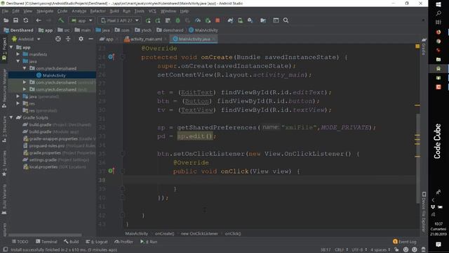 Android Studio Shared Preferences смотреть онлайн