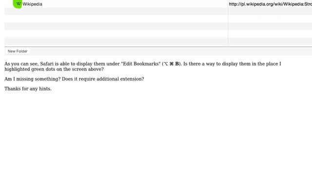 Apple: No bookmark icon next to bookmark item in Safari 8.0.7 (Yosemite 10.10.4) (2 Solutions!!) смотреть онлайн