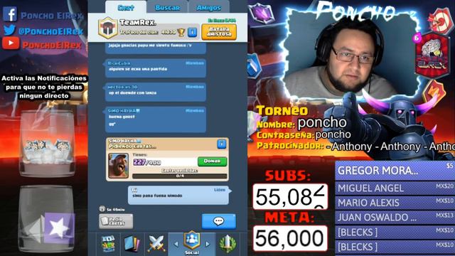 🔴 Desafíos, Multi Torneos, Misiones, Cofres y Mas - Clash Royale - Jugando en Vivo - En Español смотреть онлайн