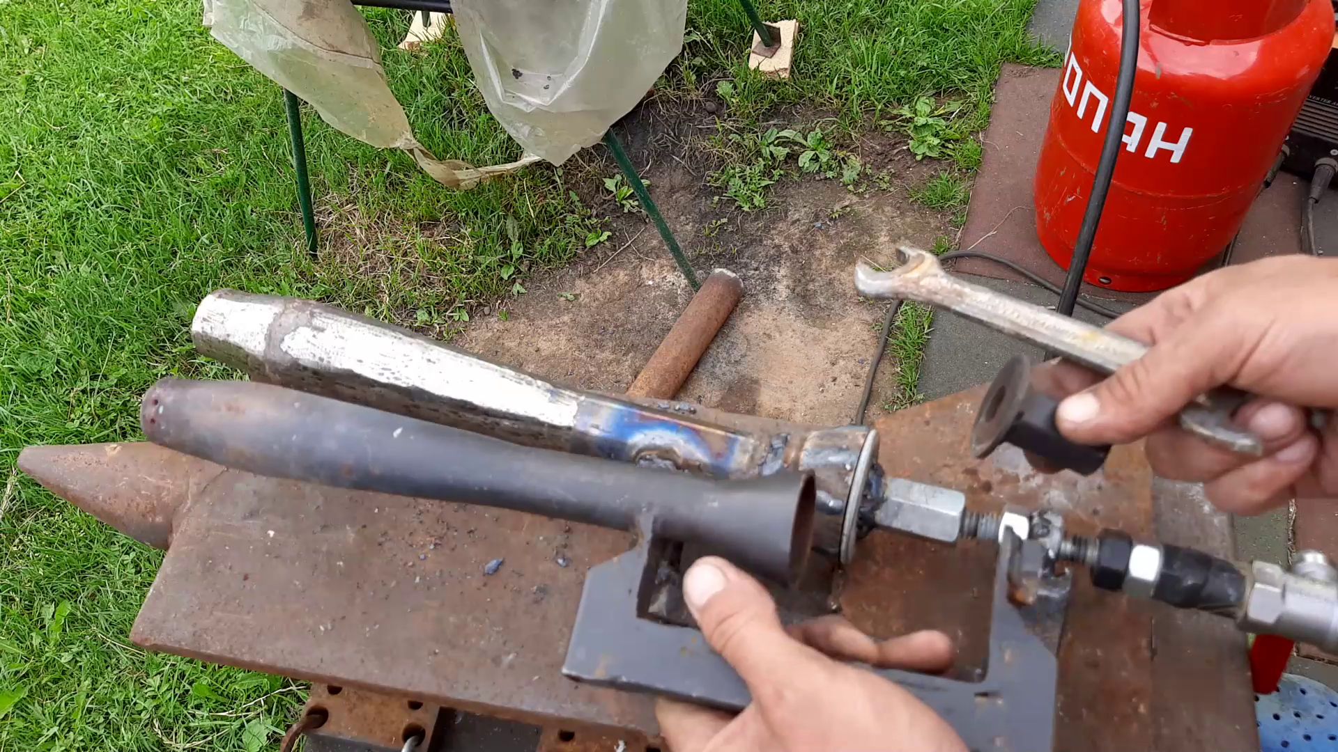 Газовая инжекционная горелка \ Увеличенный размер смотреть онлайн