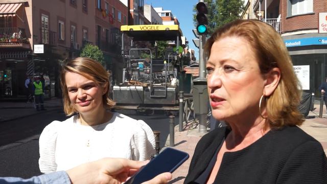 Asfaltado en Marcelo Usera, delegada de Obras Paloma García Romero смотреть онлайн