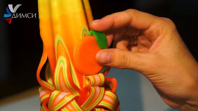 Резная свеча ручной работы "АПЕЛЬСИН". DIY Мастер-класс смотреть онлайн