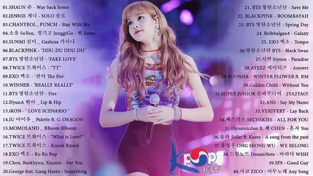 50 KPOP 2020 BLACKPINK, BTS, EXO, iKON, MOMOLAND, ATEEZ, ZICO, BOL4, TWICE, IU, GOT7 смотреть онлайн